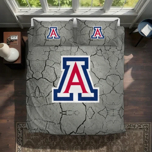 Arizona Wildcats Cracked Texture Bedding Set Best Selling