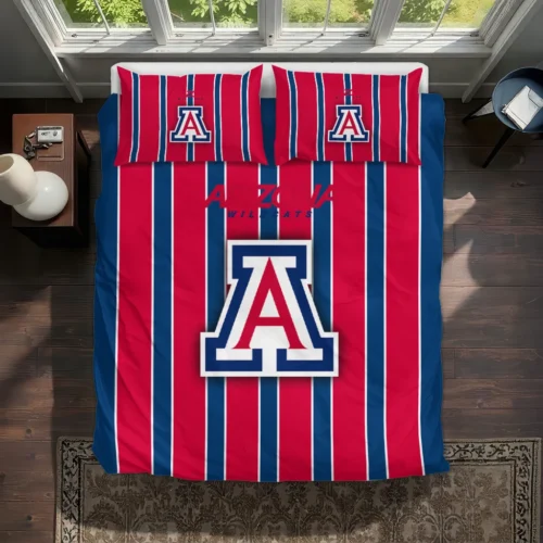 Arizona Wildcats Stripe Style Bedding Set Best Selling