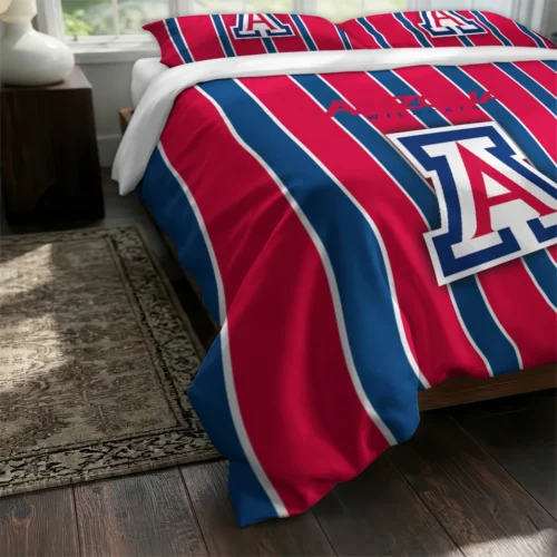 Arizona Wildcats Stripe Style Bedding Set Fashion Forward