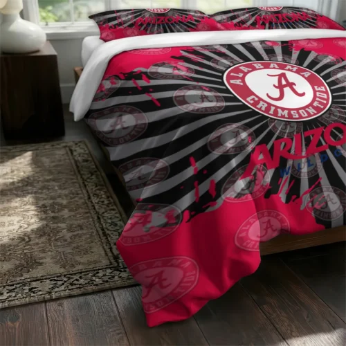 Arizona Wildcats Sunburst Splatter Bedding Set Fashion Forward