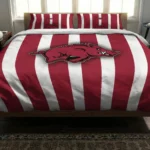 Arkansas Razorbacks Stripe Style Bedding Set Best Selling