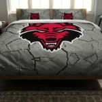 Arkansas State Red Wolves Cracked Texture Bedding Set Best Selling