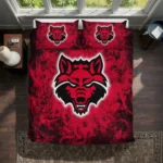 Arkansas State Red Wolves Red Mist Bedding Set Best Selling