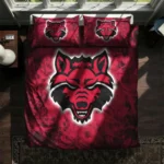 Arkansas State Red Wolves Red Mist Bedding Set Best Selling