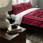 Arkansas State Red Wolves Stripe Style Bedding Set Best Selling