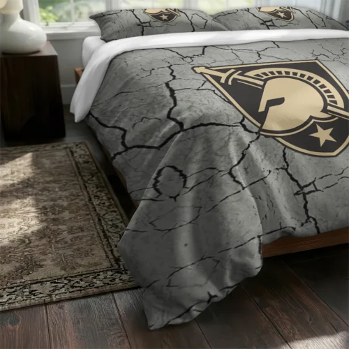 Army Black Knights Cracked Texture Bedding Set Fashion Forward