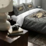 Army Black Knights Cracked Texture Bedding Set Best Selling