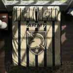 Army Black Knights Stripe Style Bedding Set Best Selling