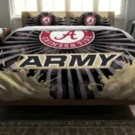Army Black Knights Sunburst Splatter Bedding Set Best Selling