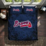 Atlanta Braves Red Mist Bedding Set Best Selling
