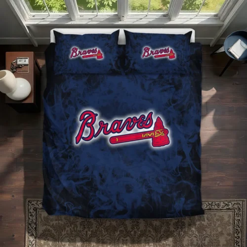 Atlanta Braves Red Mist Bedding Set Best Selling