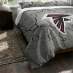Atlanta Falcons Cracked Texture Bedding Set Best Selling