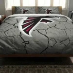 Atlanta Falcons Cracked Texture Bedding Set Best Selling
