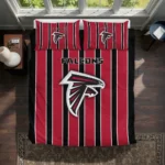 Atlanta Falcons Stripe Style Bedding Set Best Selling