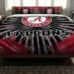 Atlanta Falcons Sunburst Splatter Bedding Set Best Selling