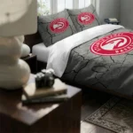Atlanta Hawks Cracked Texture Bedding Set Best Selling