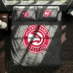 Atlanta Hawks Cracked Texture Bedding Set Best Selling