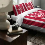 Atlanta Hawks Stripe Style Bedding Set Best Selling