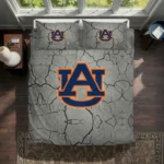 Auburn Tigers Cracked Texture Bedding Set Best Selling