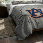 Auburn Tigers Cracked Texture Bedding Set Best Selling