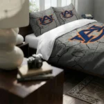 Auburn Tigers Cracked Texture Bedding Set Best Selling