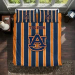 Auburn Tigers Stripe Style Bedding Set Best Selling