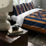 Auburn Tigers Stripe Style Bedding Set Best Selling