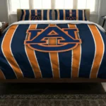 Auburn Tigers Stripe Style Bedding Set Best Selling