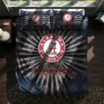 Auburn Tigers Sunburst Splatter Bedding Set Best Selling