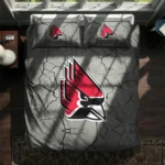Ball State Cardinals Cracked Texture Bedding Set Best Selling