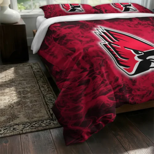Ball State Cardinals Red Mist Bedding Set Fashion Forward