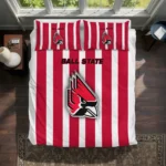 Ball State Cardinals Stripe Style Bedding Set Best Selling