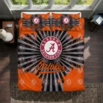 Baltimore Orioles Sunburst Splatter Bedding Set Best Selling