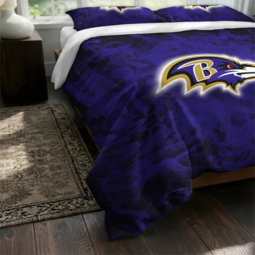 Baltimore Ravens Red Mist Bedding Set Fashion Forward