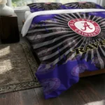 Baltimore Ravens Sunburst Splatter Bedding Set Best Selling