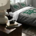 Baylor Bears Cracked Texture Bedding Set Best Selling