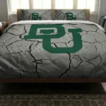 Baylor Bears Cracked Texture Bedding Set Best Selling