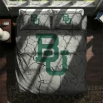 Baylor Bears Cracked Texture Bedding Set Best Selling