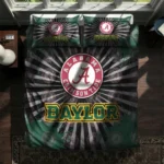 Baylor Bears Sunburst Splatter Bedding Set Best Selling