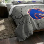 Boise State Broncos Cracked Texture Bedding Set Best Selling