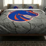 Boise State Broncos Cracked Texture Bedding Set Best Selling
