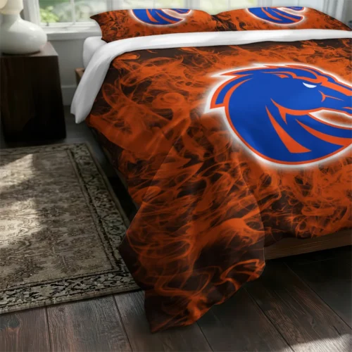 Boise State Broncos Red Mist Bedding Set Fashion Forward