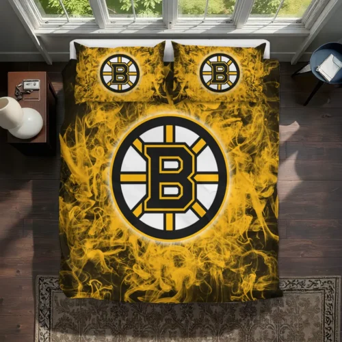 Boston Bruins Red Mist Bedding Set Best Selling