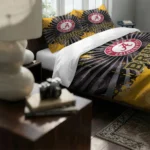 Boston Bruins Sunburst Splatter Bedding Set Best Selling