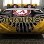 Boston Bruins Sunburst Splatter Bedding Set Best Selling