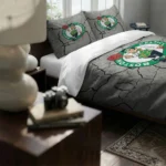 Boston Celtics Cracked Texture Bedding Set Best Selling