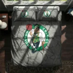 Boston Celtics Cracked Texture Bedding Set Best Selling