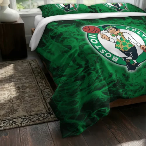Boston Celtics Red Mist Bedding Set Fashion Forward