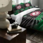 Boston Celtics Sunburst Splatter Bedding Set Best Selling