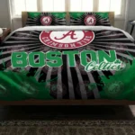 Boston Celtics Sunburst Splatter Bedding Set Best Selling